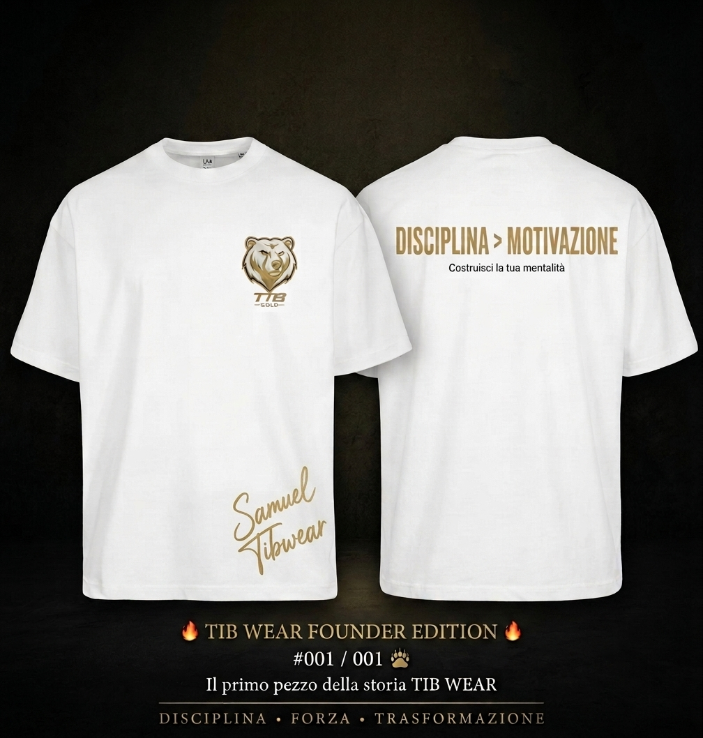 🔥 TIB Oversized T-Shirt™ | Founder Edition Signed #001